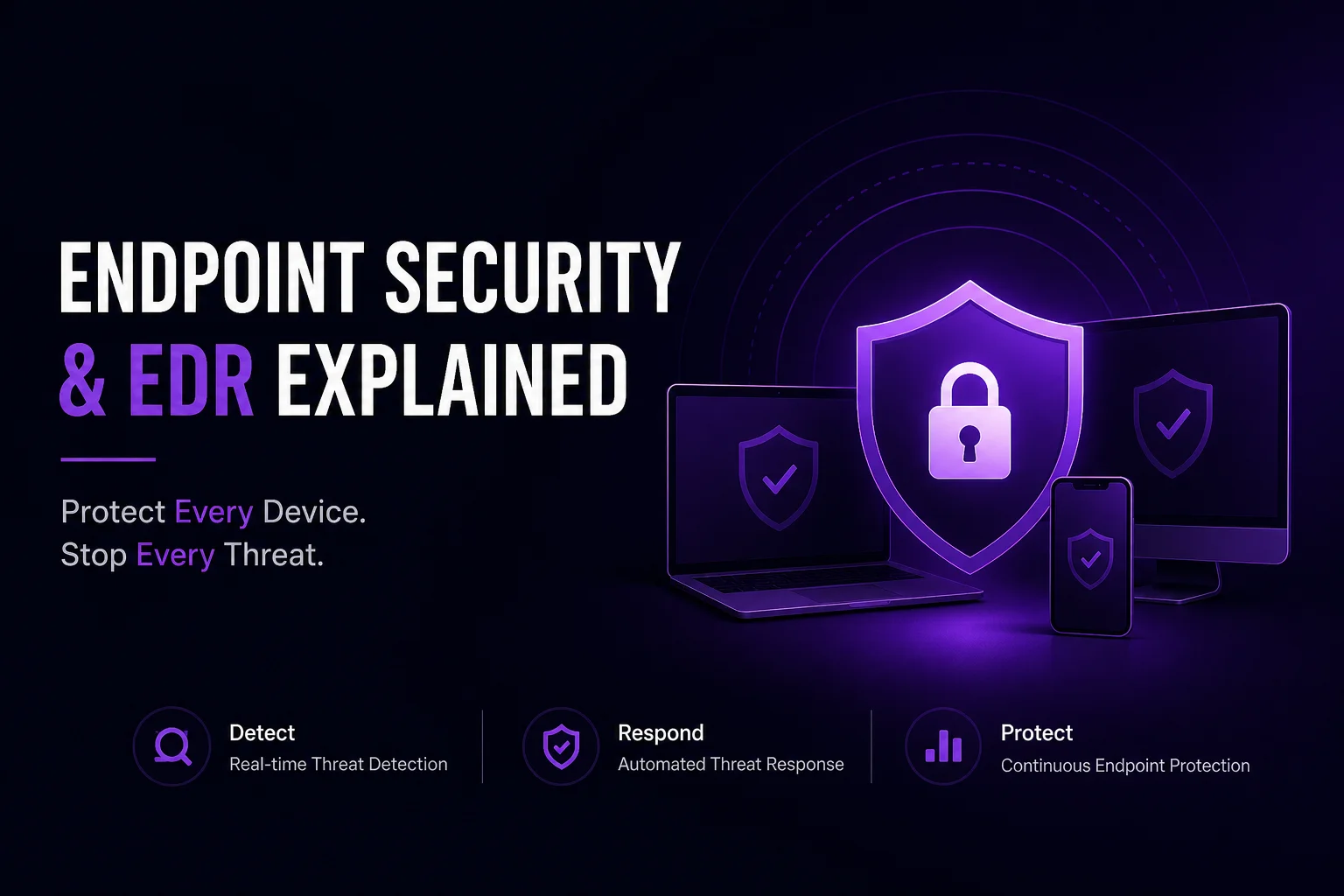 Endpoint Security & EDR Explained: Complete Guide to Protecting Devices from Cyber Threats