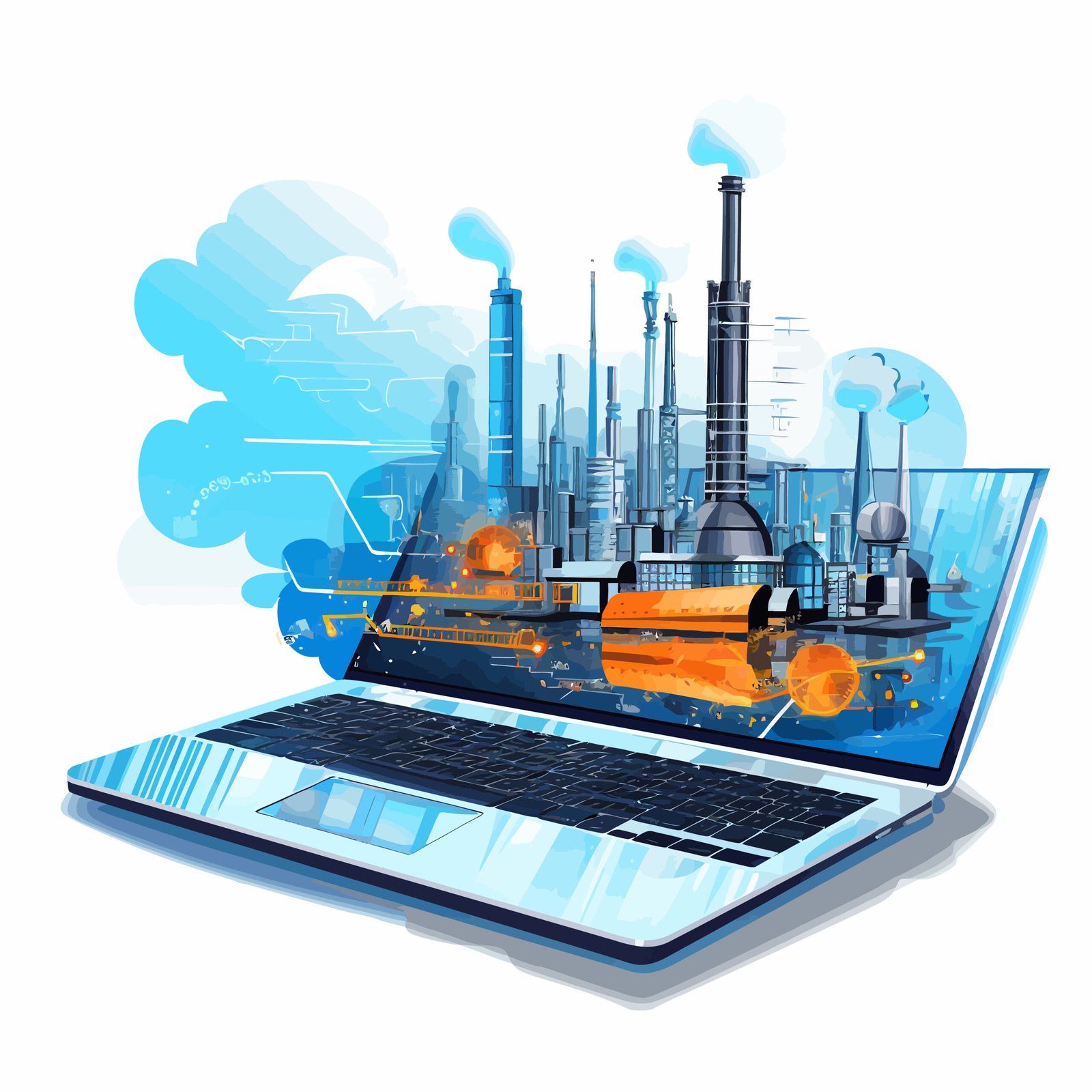 Cybersecurity in manufacturing industry.